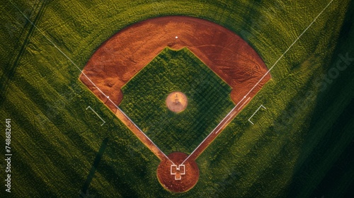 field texture representing a baseball diamond