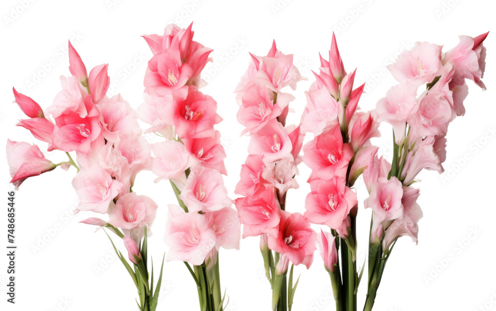 Tall Spike Floral Elegance on white background Tall Spike Floral Elegance on white background