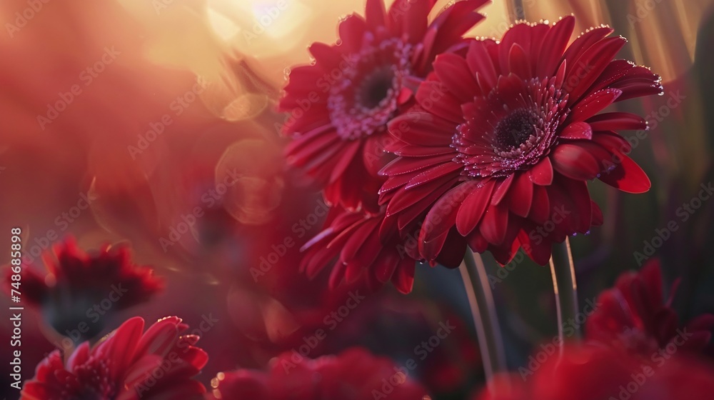 breathtaking macro closeup photography capturing the natural beauty of vibrant red flowers in a garden setting breathtaking macro closeup photography capturing the natural beauty of vibrant red flowers in a garden setting