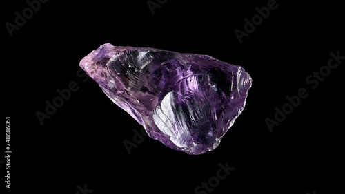 Ametrine (form of quartz - mixture of amethyst and citrine) sometimes known as trystine or boliviante	 photo