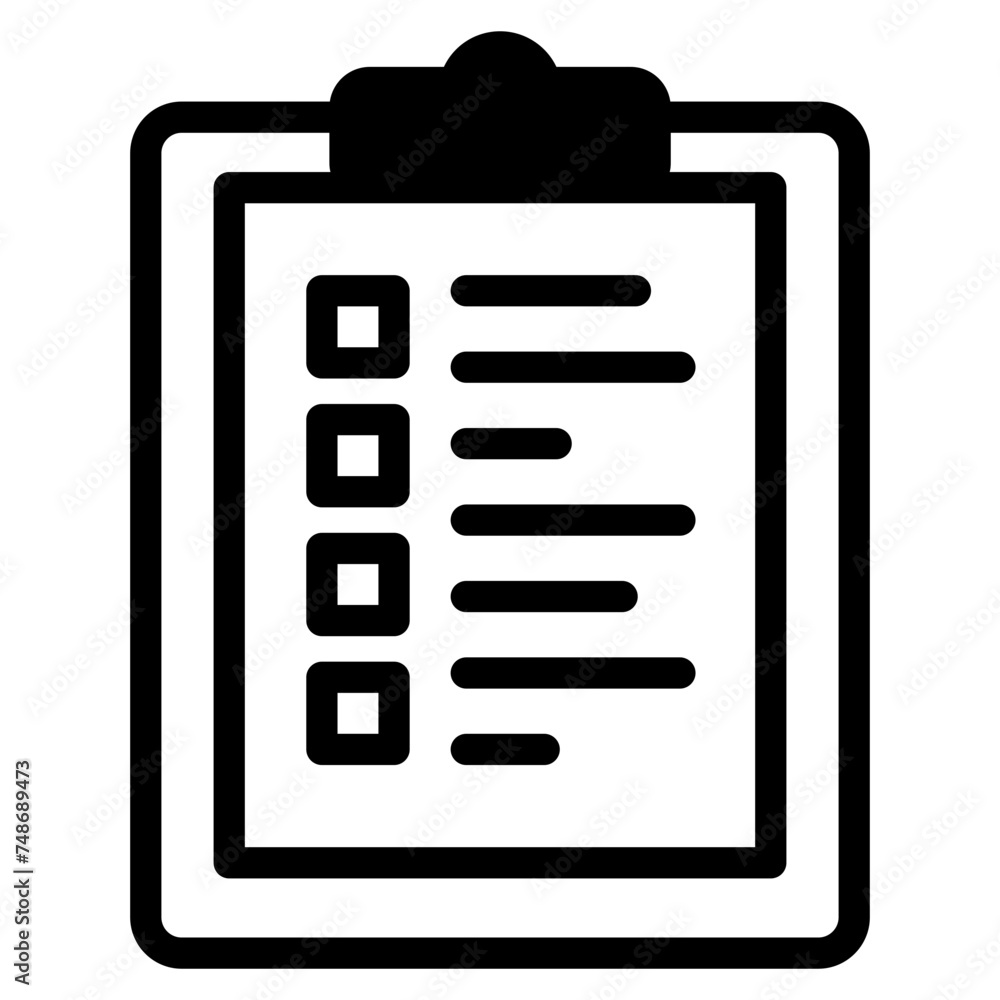Clipboard witch Checklist, Wishlist Icon. Clipboard witch Checklist, Wishlist Icon.