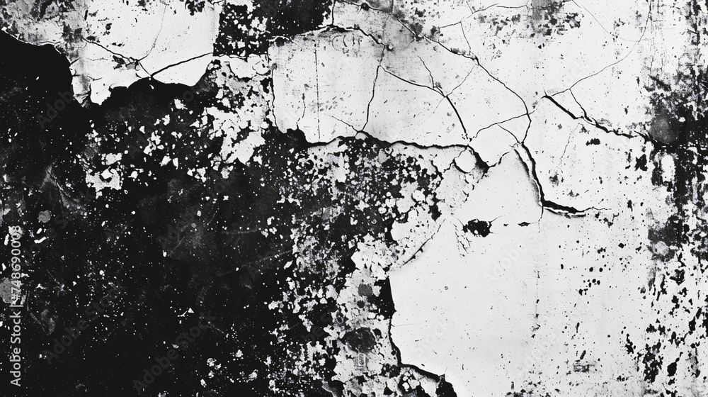 Grunge background of black and white.