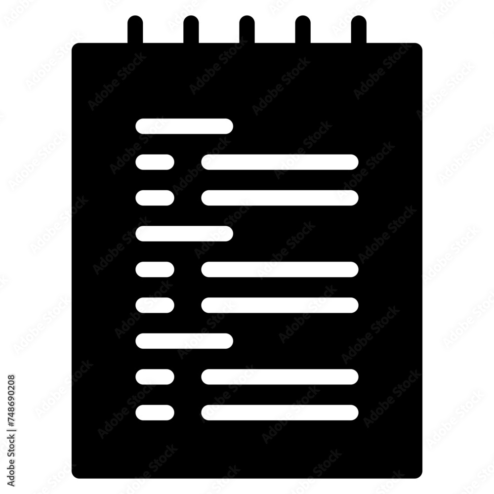 notebook icon notebook icon