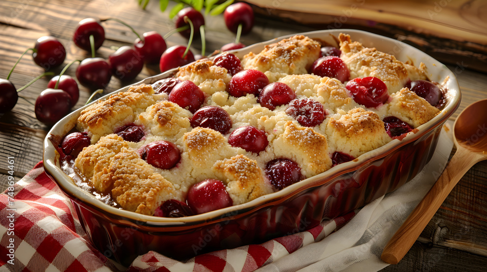 Cherry Cobbler, Generative AI Cherry Cobbler, Generative AI