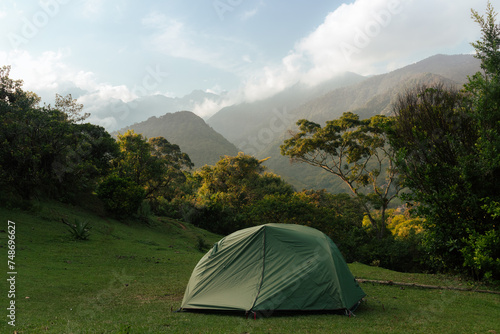 camping in the mountains of colombia