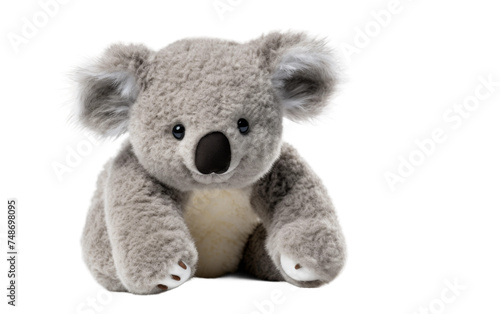 Plush Koala Toy on white background