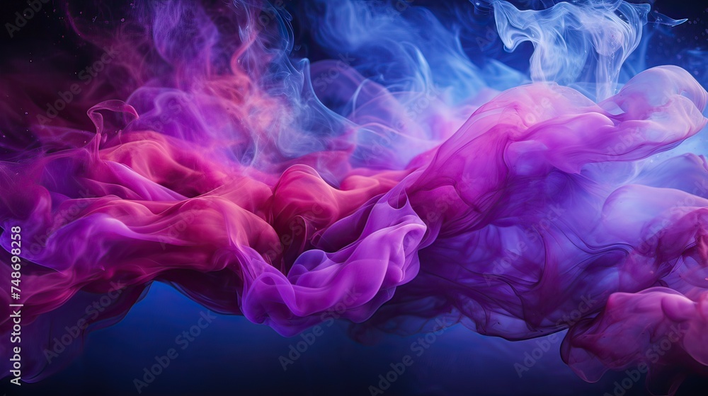 Merging multicolored smoke. Abstract background Merging multicolored smoke. Abstract background