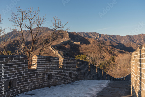 view from the top of great wall of Mu tian Yu
