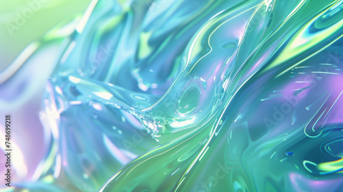 Blue and bright green abstract background.