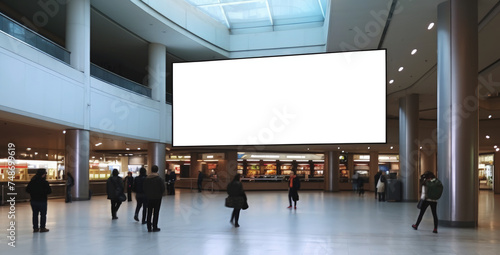 A billboard or digital sign in a public space. png