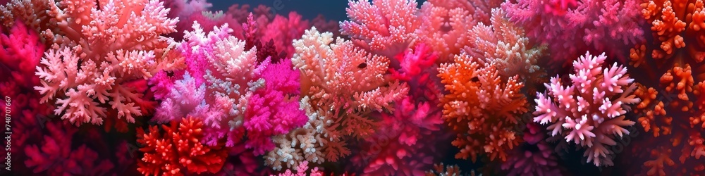 corals seascape background.