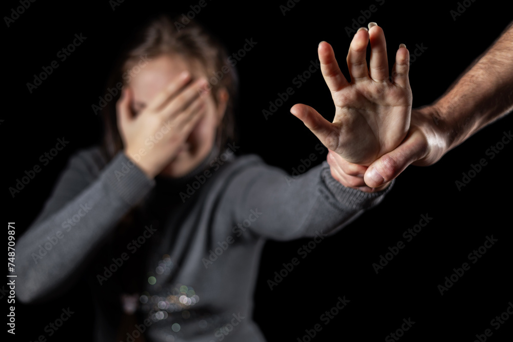 Stop abusing violence, Children violence and abused concept Stop abusing violence, Children violence and abused concept