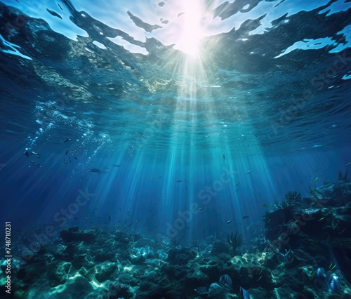 ocean underwater landscape sea