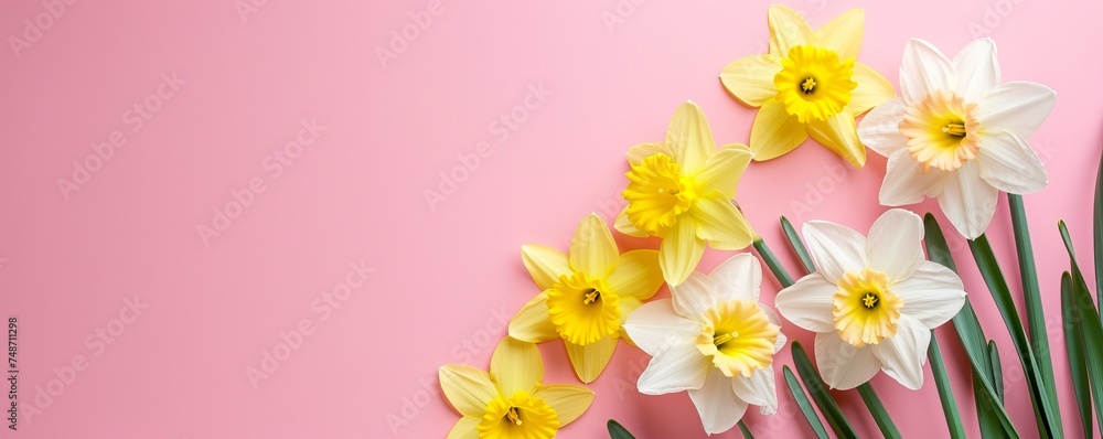 daffodils flowers background. daffodils flowers background.