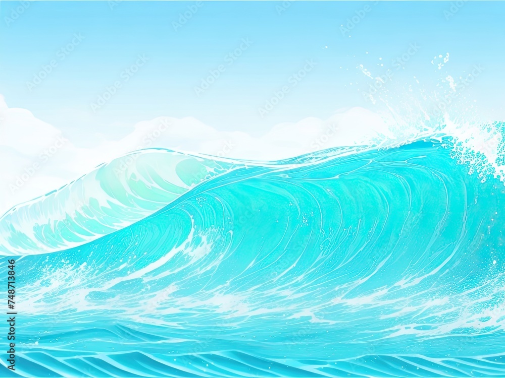 background of summer. transparent wave of the sea. vector in three dimensions. incredibly realistic drawing with high detail. background of summer. transparent wave of the sea. vector in three dimensions. incredibly realistic drawing with high detail.