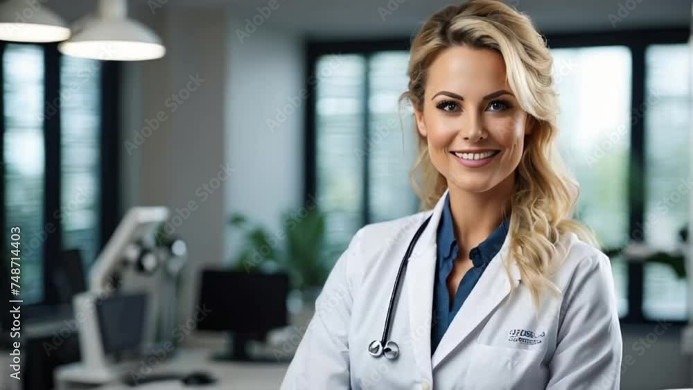 portrait of a beautiful woman doctor portrait of a beautiful woman doctor