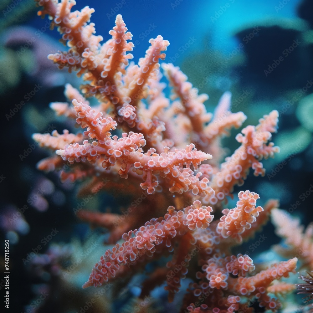 Fototapeta premium corals bright background.