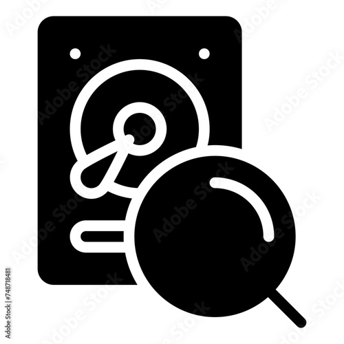 hard disk search icon
