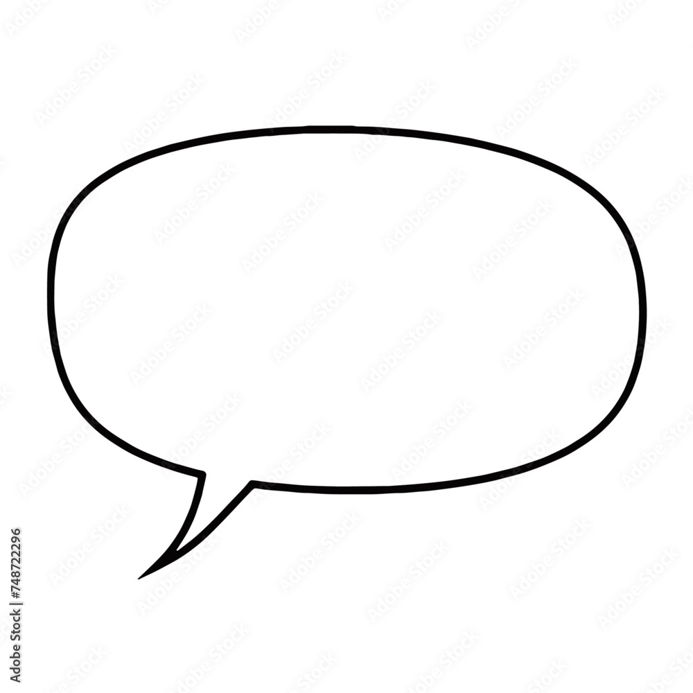 Vector Comics Book Speech Bubble Cloud Cartoon Style Vector Comics Book Speech Bubble Cloud Cartoon Style