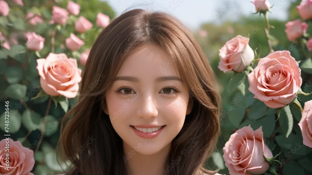 薔薇に囲まれた美しい女性|Generative AI
薔薇に囲まれた美しい女性|Generative AI