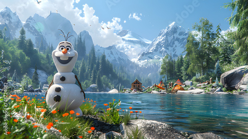 olaf in summer camp