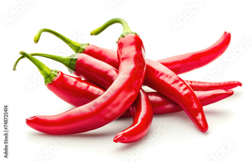 red chily pepper isolated. photo