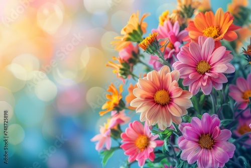 Vibrant floral arrangement for Mother's Day © Nongkran