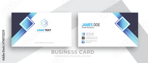 Vector Modern Creative and Clean Business Card Template