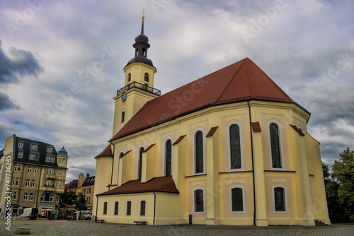 Obraz na płótnie forst, deutschland - kirche st. nikolai w salonie