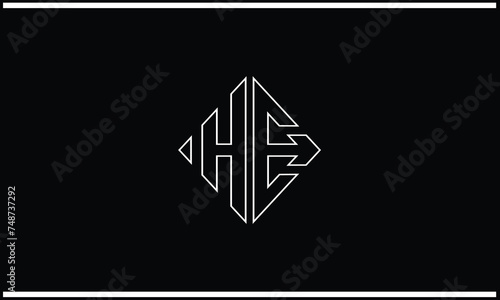 Free Download HE, EH, H, E, Abstract Letters Logo Monogram - GFXLoad