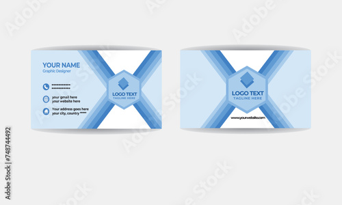 Eye catching business card for void business card, natural, corporate business card, as well as business with free business card, vector design, professional