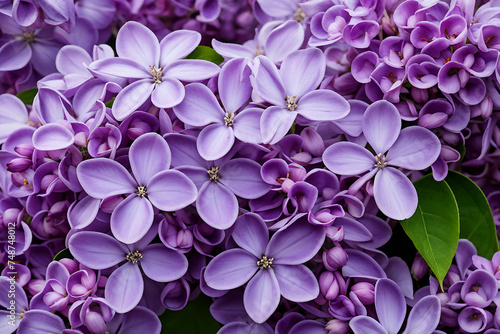 lilac flowers background © 다움 정