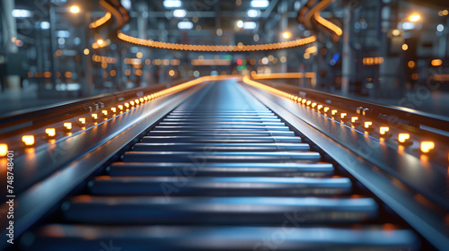 Conveyor belt of production line.