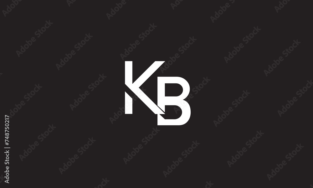 KB, BK, K, B Abstract Letters Logo Monogram KB, BK, K, B Abstract Letters Logo Monogram