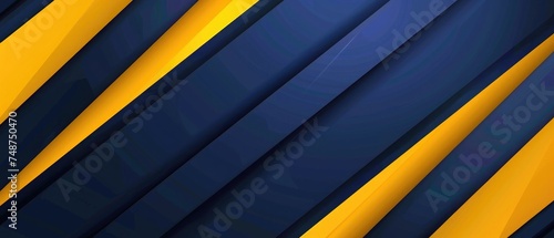 Dark Blue, Yellow vector background with stright stripes. Shining colored illustration with sharp stripes. Template for your beautiful backgrounds. photo