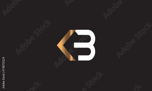 KB, BK, K, B Abstract Letters Logo Monogram	