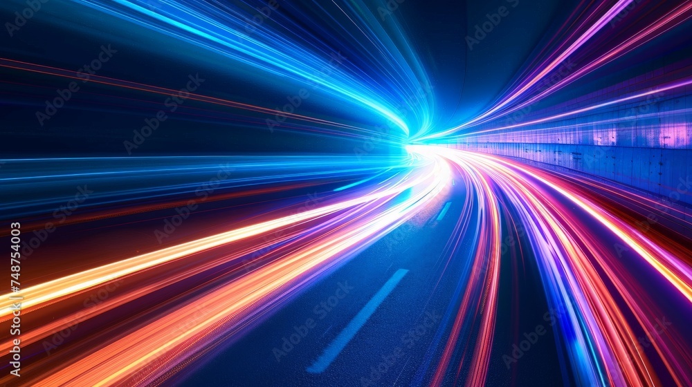 Abstract speed lights motion background Abstract speed lights motion background