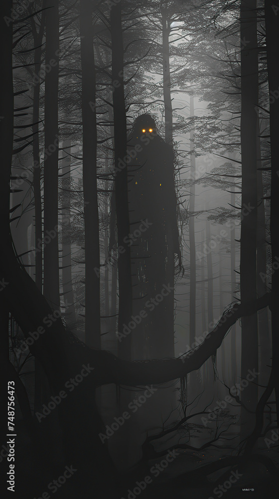 Scary Mystical Forest Haunted Spooky Eerie Creepy Sinister Dark