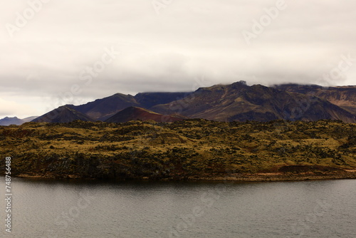 Selvallavatn is a volcanic lake located in the Snaefellsnes peninsula, Iceland photo