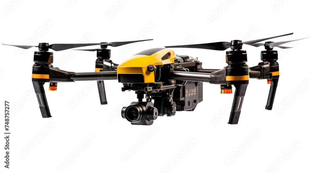 Advanced Camera Drone with Follow-Me Mode on transparent background Advanced Camera Drone with Follow-Me Mode on transparent background