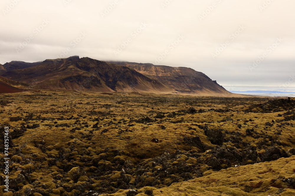 Berserkjahraun is a road on the northern part of the Snaefellsnes peninsula , Iceland