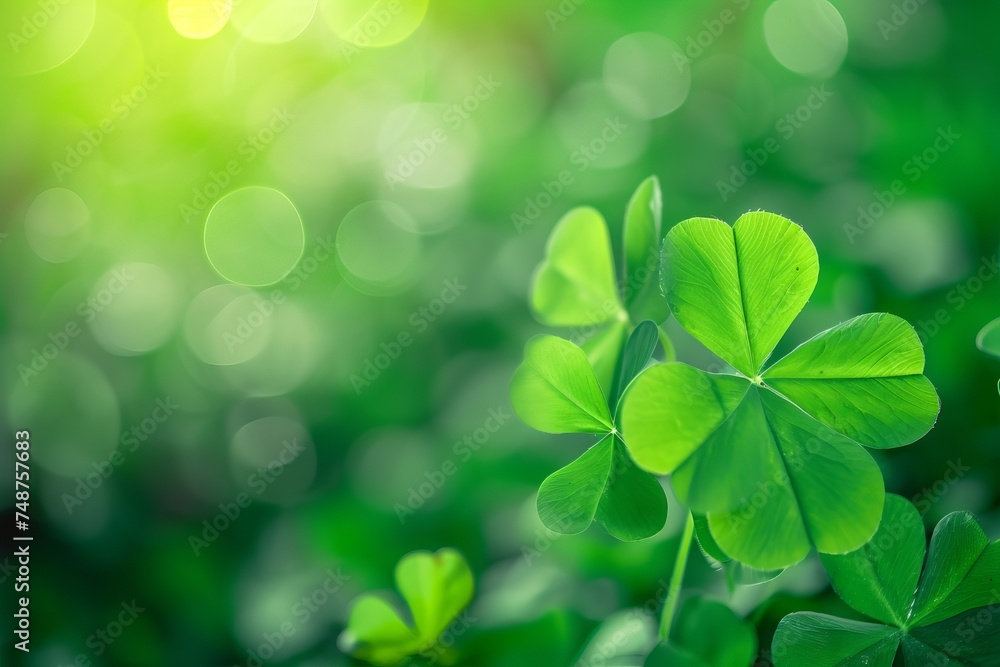 Close-up of leaf clover Close-up of leaf clover