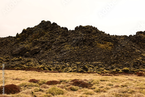 Berserkjahraun is a road on the northern part of the Snaefellsnes peninsula , Iceland photo