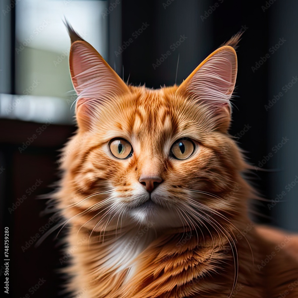 Obraz premium American Bobtail Cat Breed