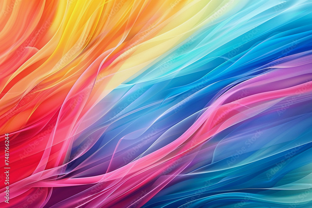 Naklejka premium Abstract colorful modern wallpaper, vibrant colors background