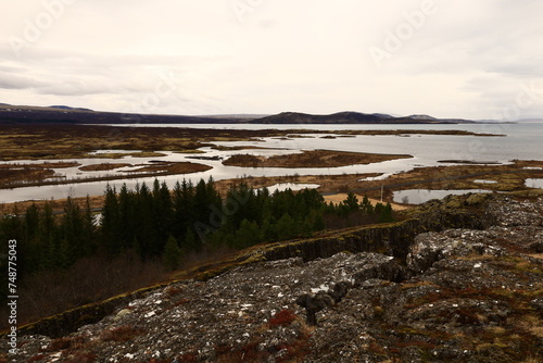 Þingvellir is a historic site and national park in southwestern Iceland, not far from the capital, Reykjavik. © marieagns