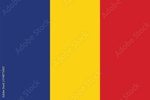 flag of the Romania, national symbol