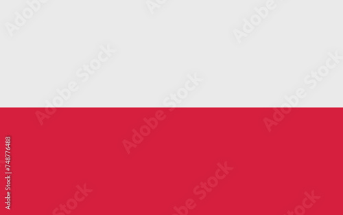flag of the Poland, national symbol