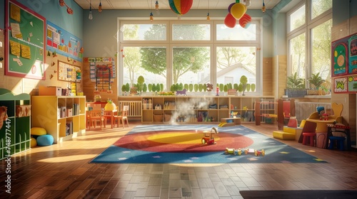 Innovative Interior Design for Enriching Kindergarten and Nursery Environments