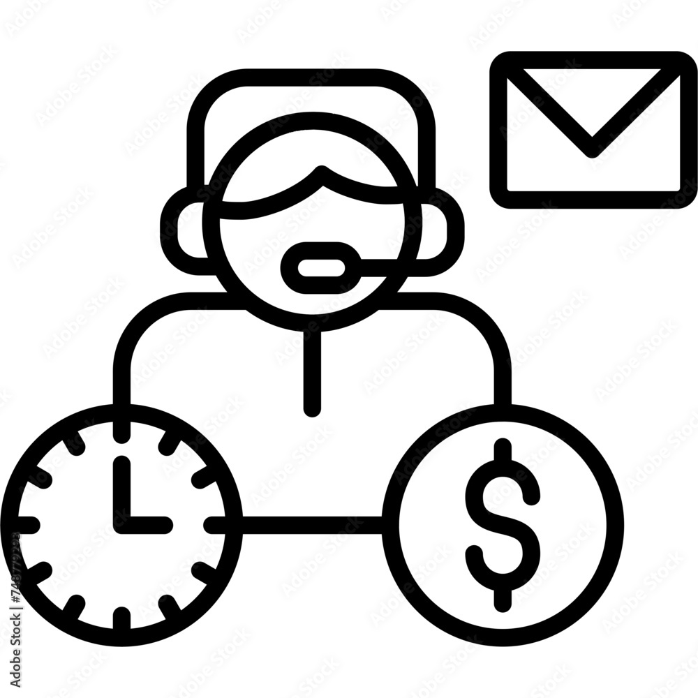 Virtual Assistant Icon Virtual Assistant Icon
